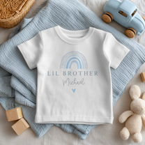 Personalised Toddler & Heart T-Shirt for Boys