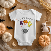 Three Witches Cauldron Hocus Pocus Baby Bodysuit