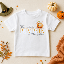 Halloween 'Cutest Pumpkin In The Patch' T-Shirt for Kids