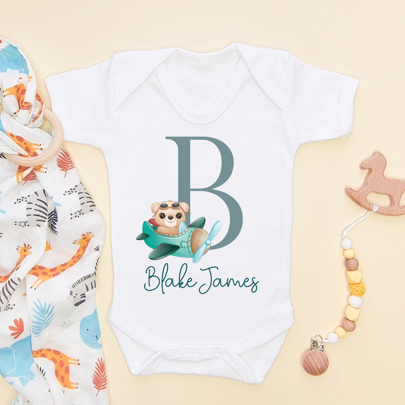 Cute Personalised Baby Bodysuit (5862745833544)