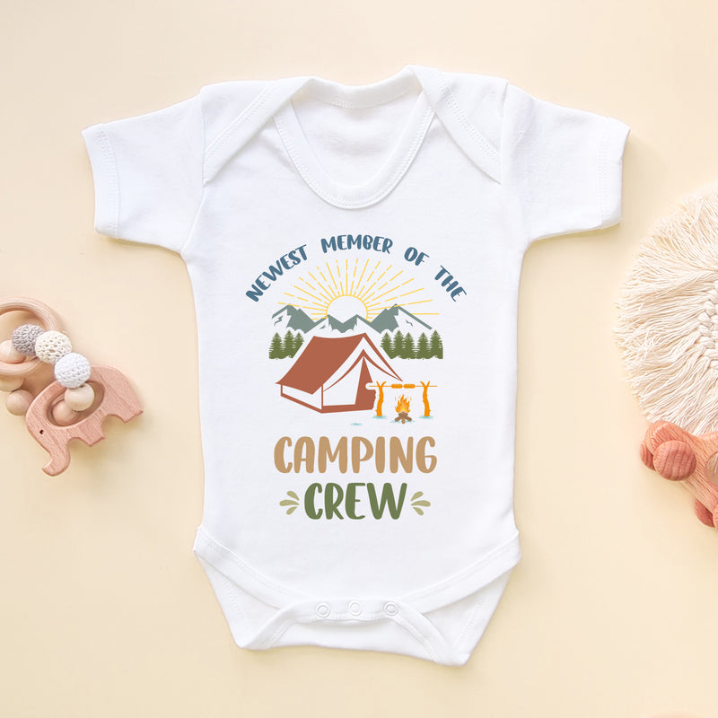 Newest Member Of The Camping Crew Baby Bodysuit (6566034997320)