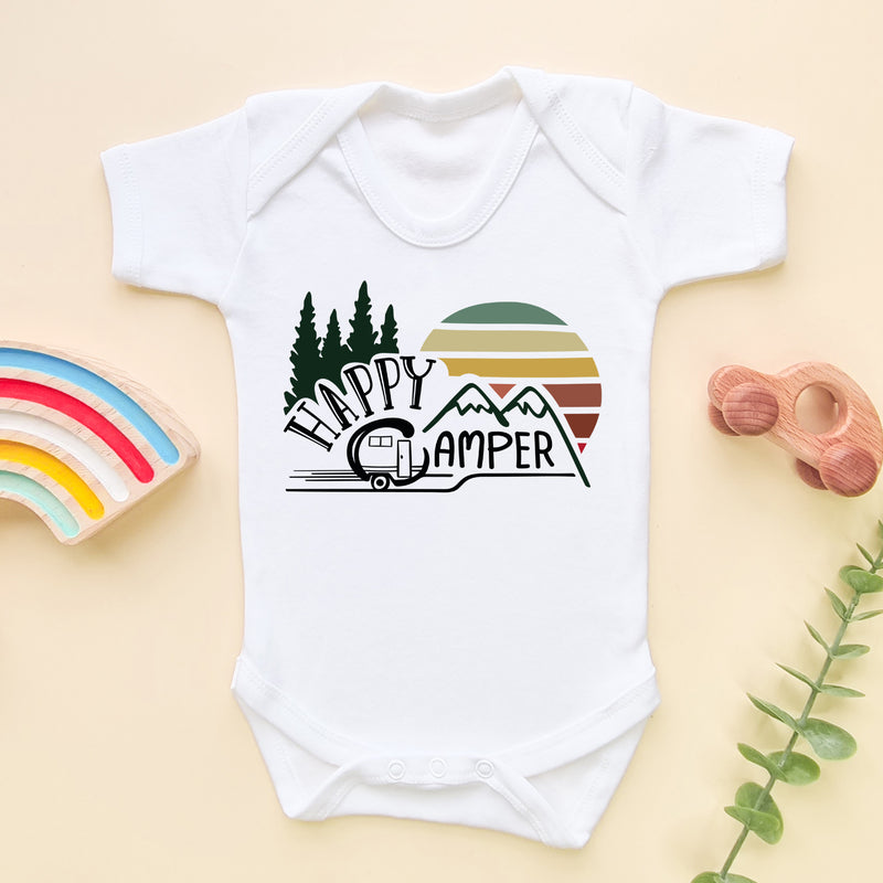 Happy Camper Baby Bodysuit (6566035095624)