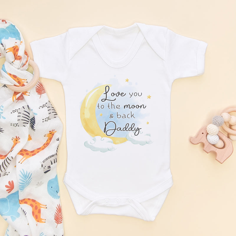 Love You To The Moon & Back Daddy Baby Bodysuit (6547770638408)