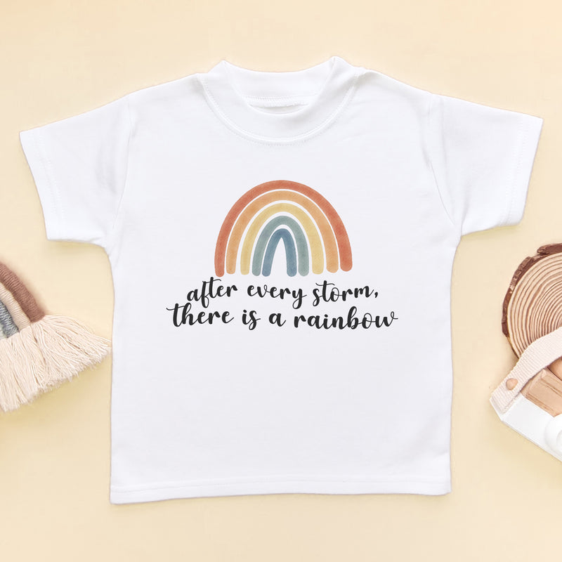 After Every Storm Comes A Rainbow T Shirt (5866601087048)