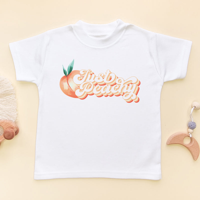 Just Peachy T Shirt (6566163841096)