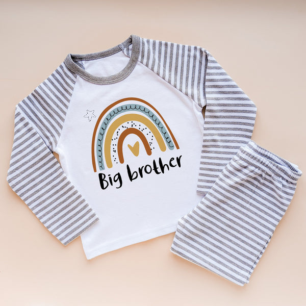 Big And Little Printed Long Pajama - Big Brother main image 0