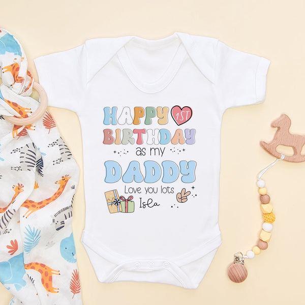 Happy birthday dad sales onesie