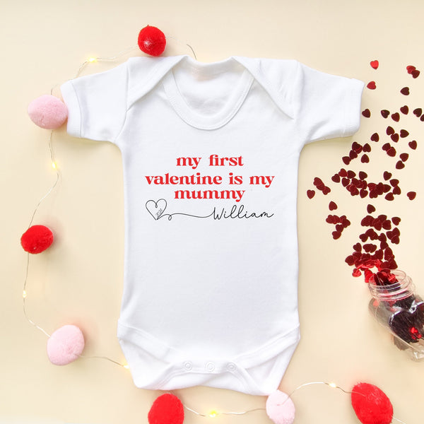 Mommy is my deals first valentine onesie