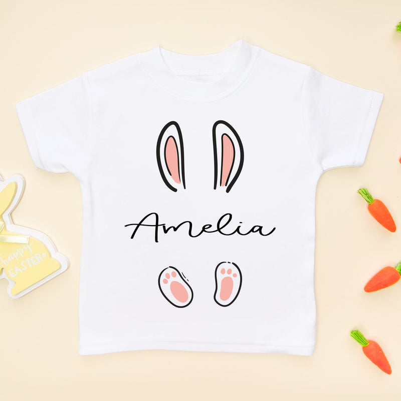Personalised Name Easter Toddler T Shirt - Little Lili Store (5879697932360)