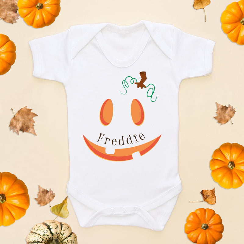 Personalised Name Halloween Baby Bodysuit - Little Lili Store (6578131075144)