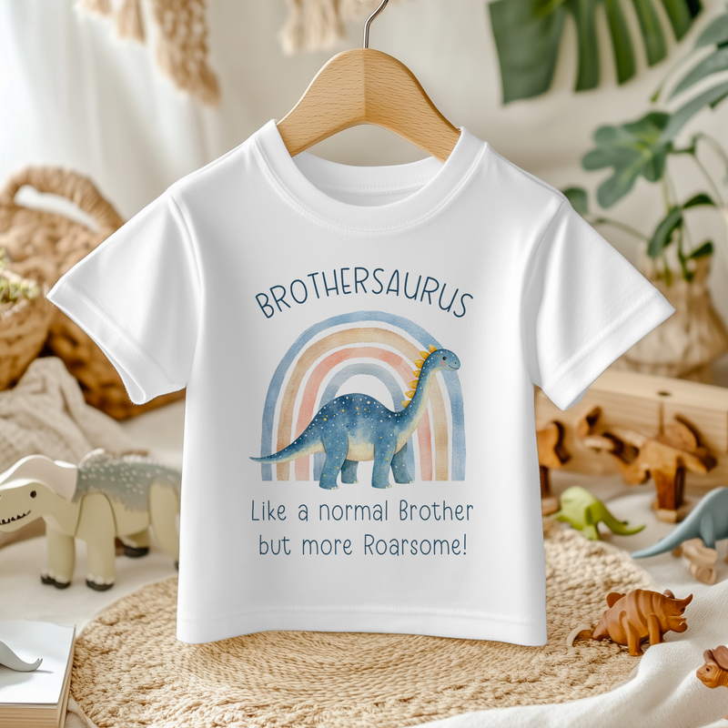 Brothersaurus Funny Brother Dinosaur Toddler & Kids T Shirt