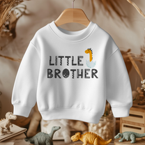 Kids Little Brother Hatching Dino Sweatshirt for Boys