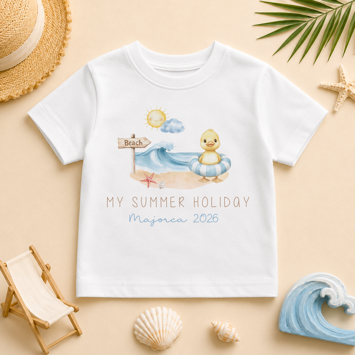 My Summer Holiday Duck Beach — summer t-shirt