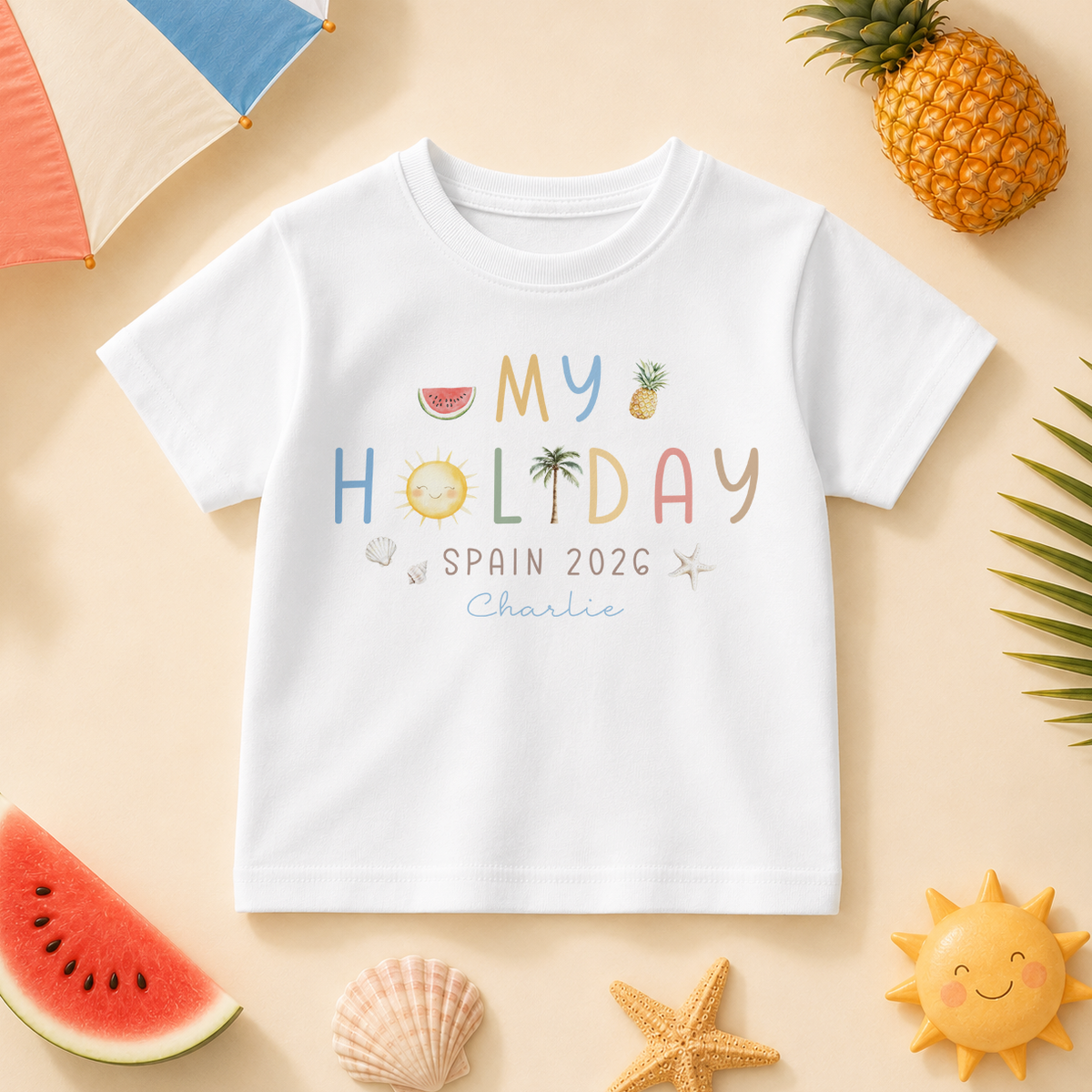 My Holiday Pastel Doodle Fruits — summer t-shirt