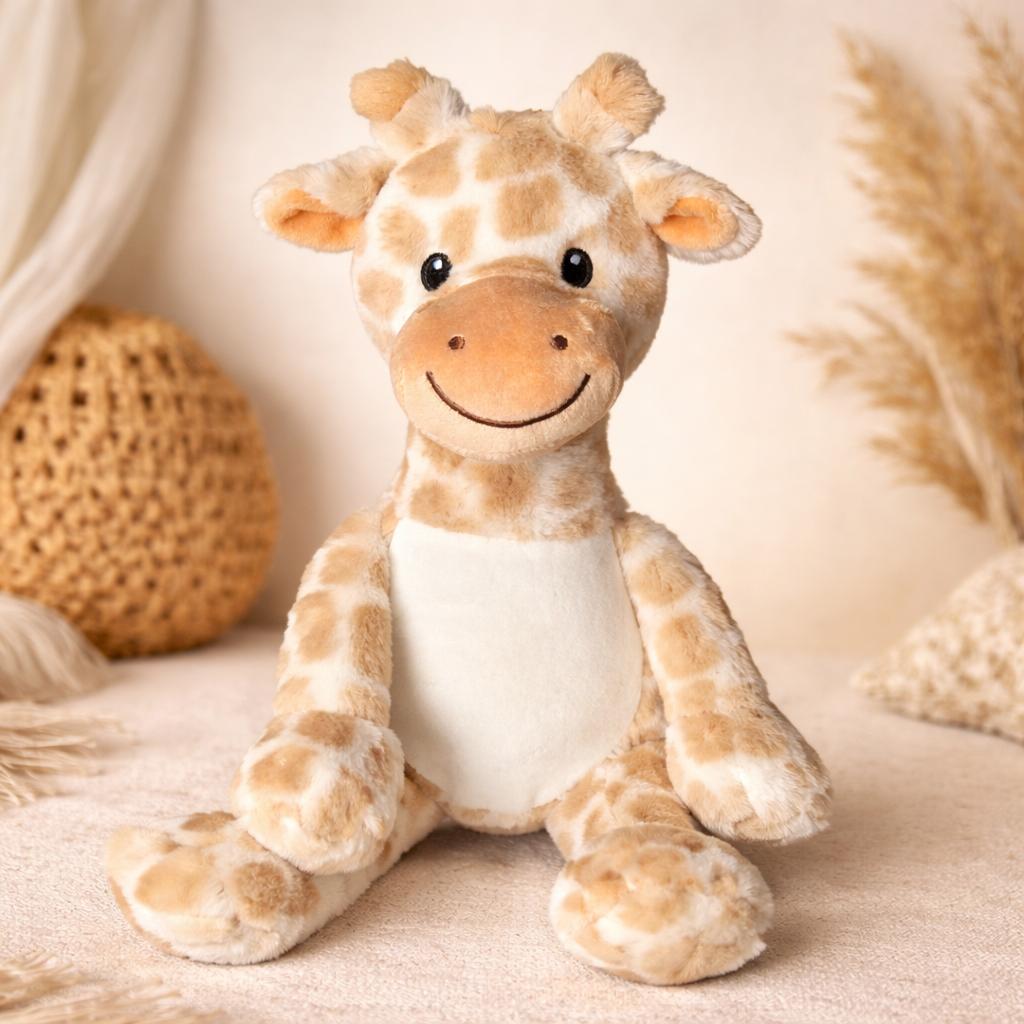 Giraffe Plush Toy — Soft Stuffed Animal for Babies & Kids