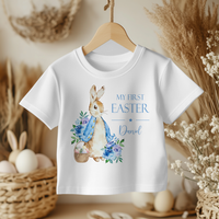 Easter (Boy) Peter Rabbit Inspired Personalised Toddler & Kids T Shirt