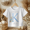 Easter Peter Rabbit Inspired Blue Personalised Toddler & Kids T Shirt