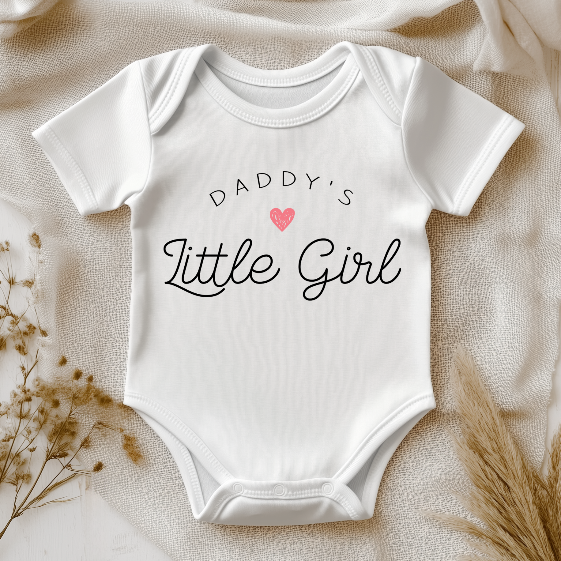 Bodysuit Daddy's Girl Infant Clothes Daddy's Girl Organic