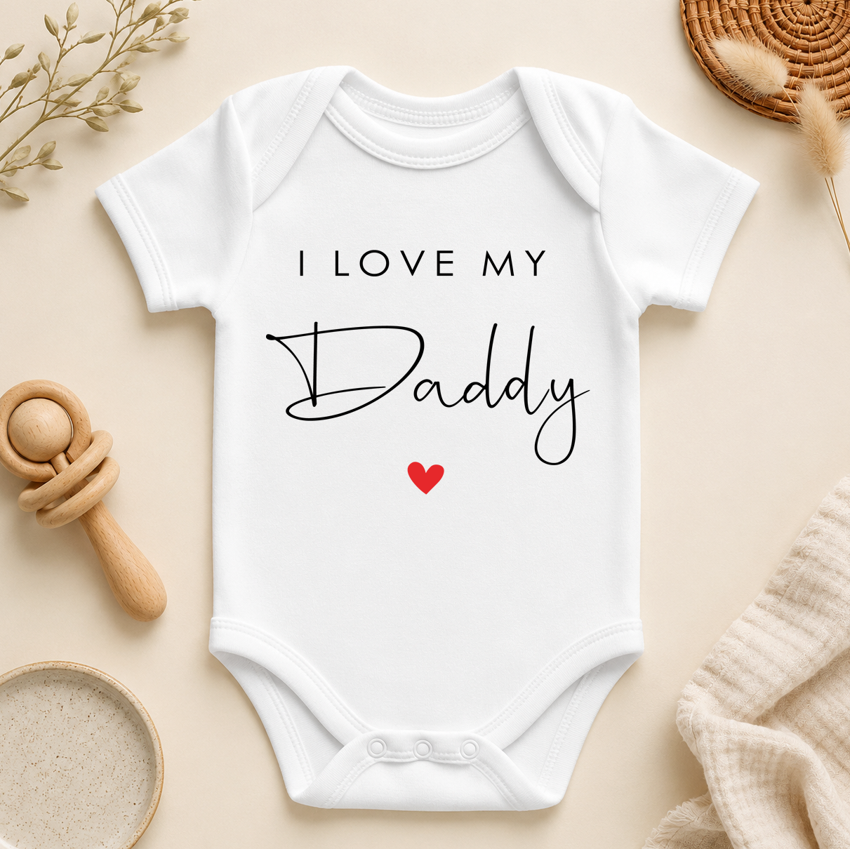Daddy FF056B personalised baby vest bodysuit