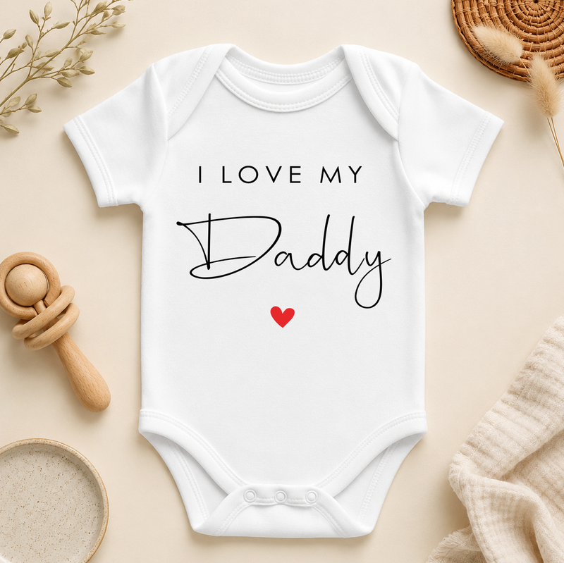 Daddy FF056B personalised baby vest bodysuit