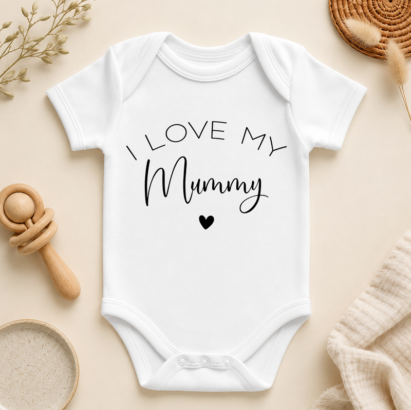 Mummy FF066B personalised baby vest bodysuit