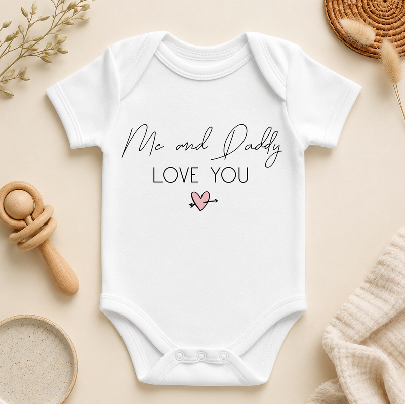 Daddy FF067B personalised baby vest bodysuit