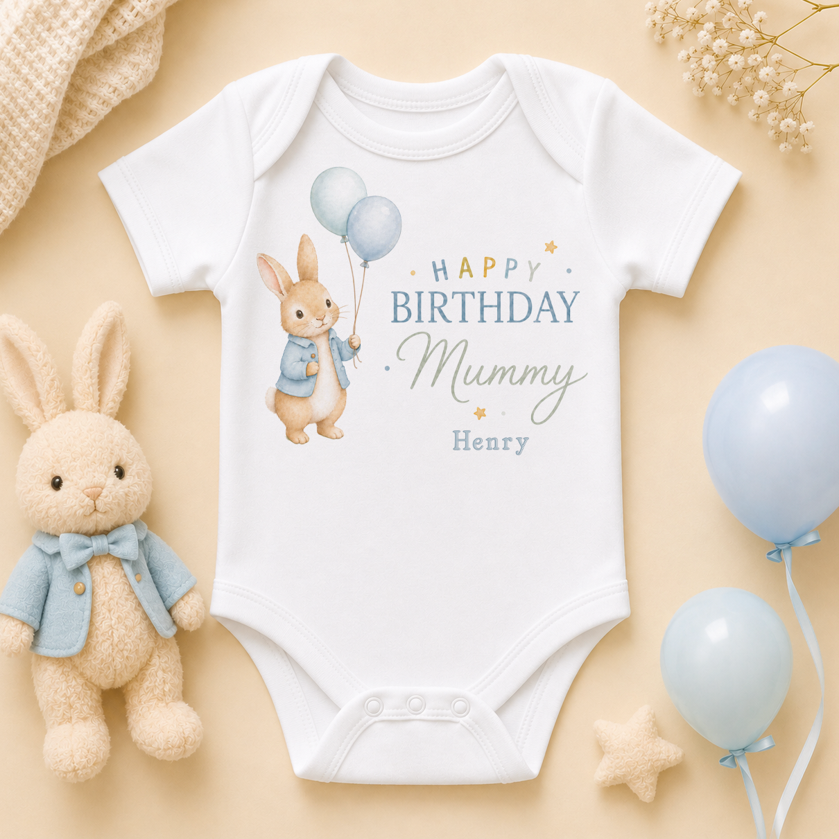 Mummy FF091B personalised baby vest bodysuit