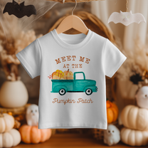 Halloween Toddler & Kids T-Shirt for Boys | Teal Pumpkin Truck