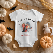 Personalised Halloween Dracula Armchair & Spider Baby Bodysuit