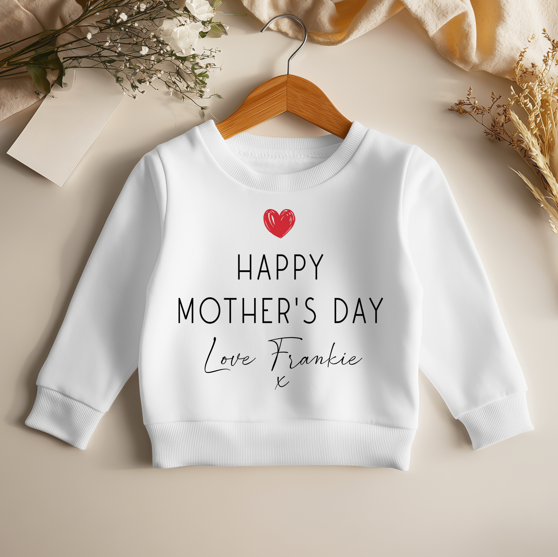 Mother's Day Personalised Toddler & Kids Sweatshirt