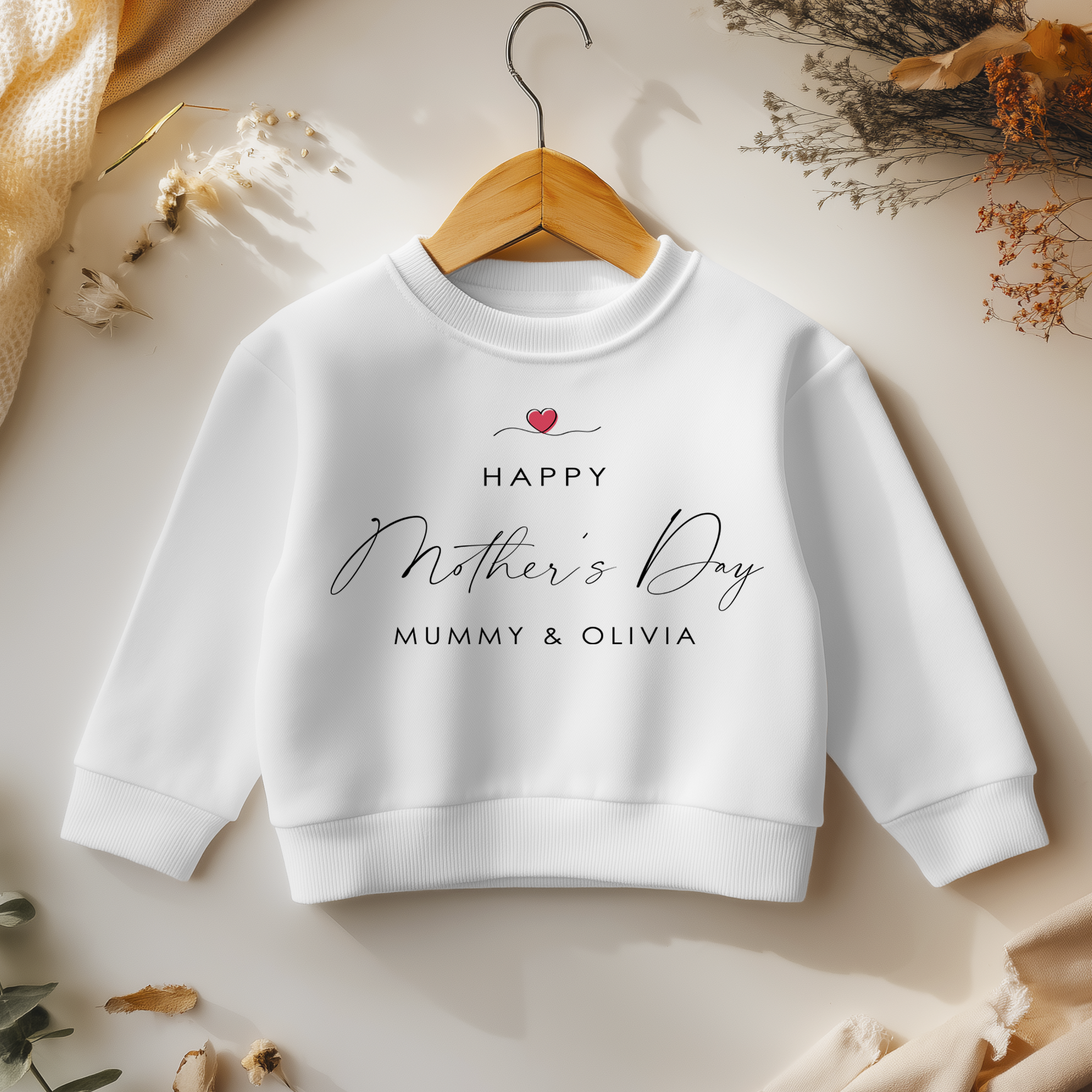 Mother's Day Personalised Toddler & Kids Sweatshirt