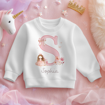 Personalised Toddler & Castle Sweatshirt for Girls