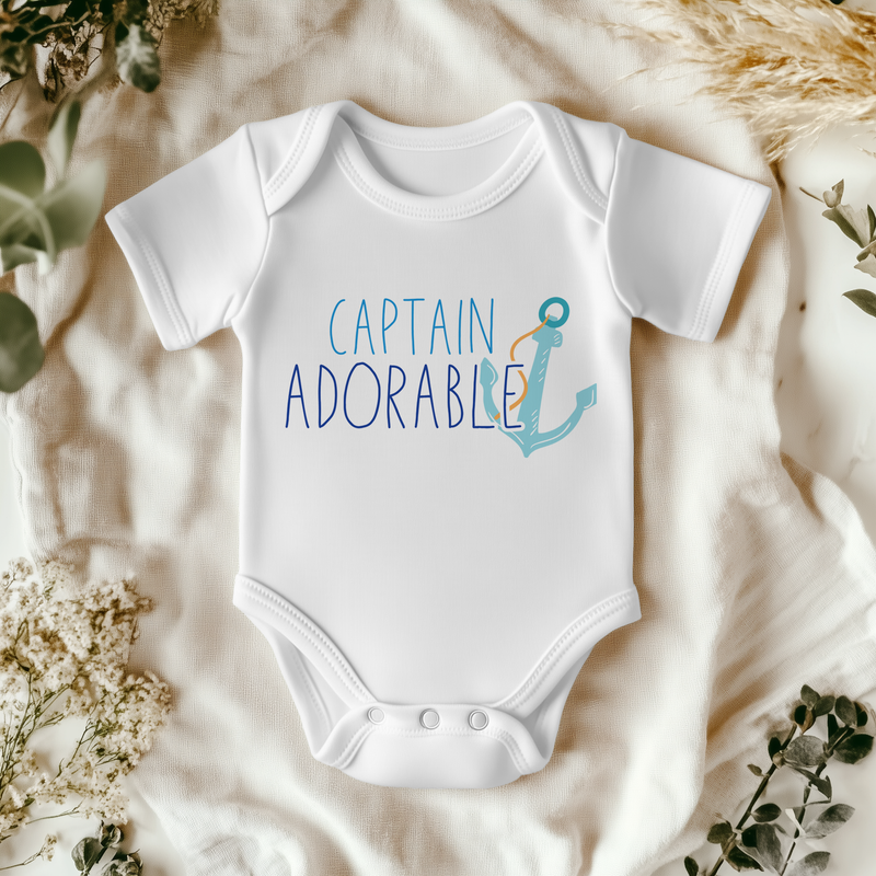 Captain Adorable Summer Baby Bodysuit