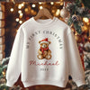Christmas Teddy Bear Personalised Toddler & Kids Sweatshirt - Little Lili Store