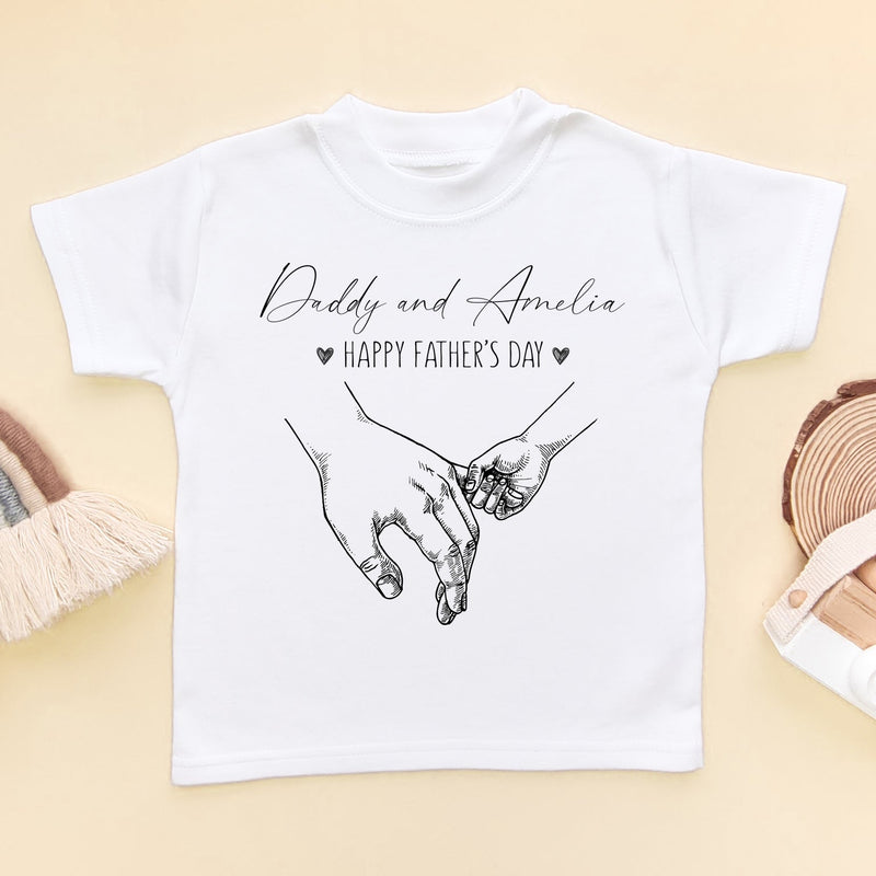Happy Father's Day Personalised Toddler & Kids T Shirt - Little Lili Store (6616100929608)