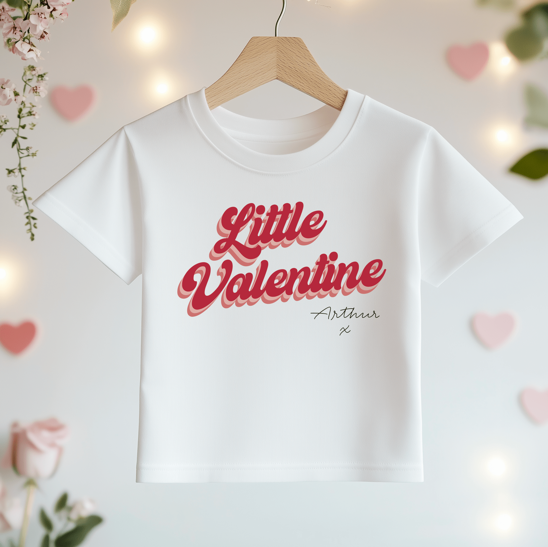 Little Valentine Personalised Toddler & Kids T Shirt - Little Lili Store
