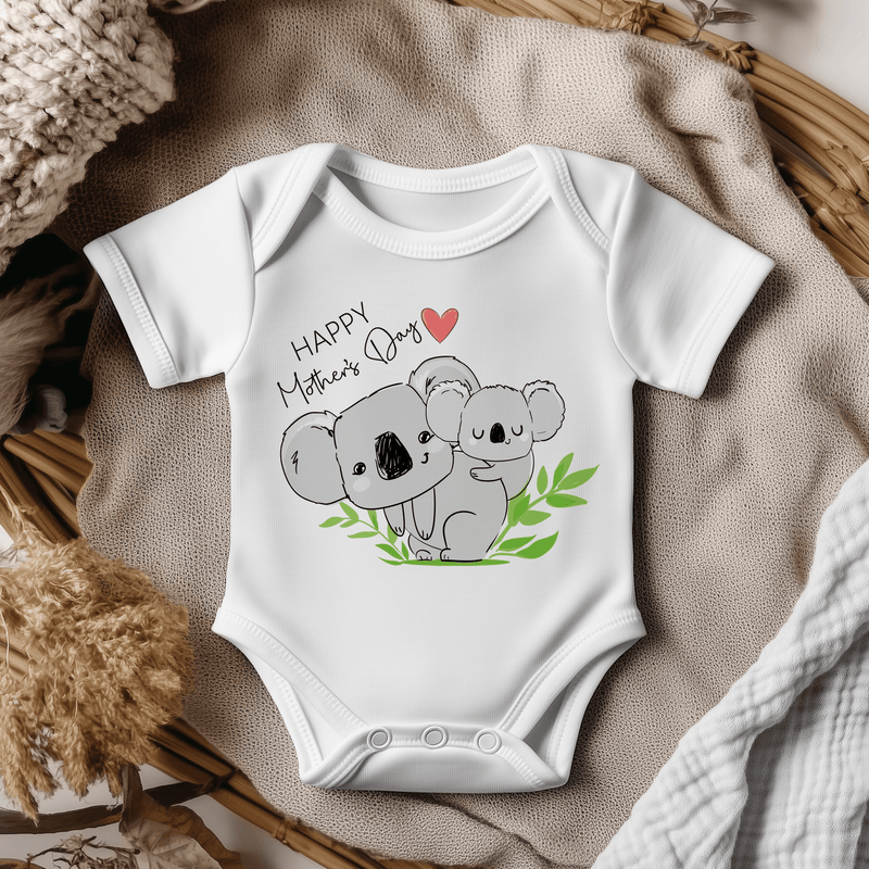 Mother's Day Cute Koala Baby Bodysuit - Little Lili Store