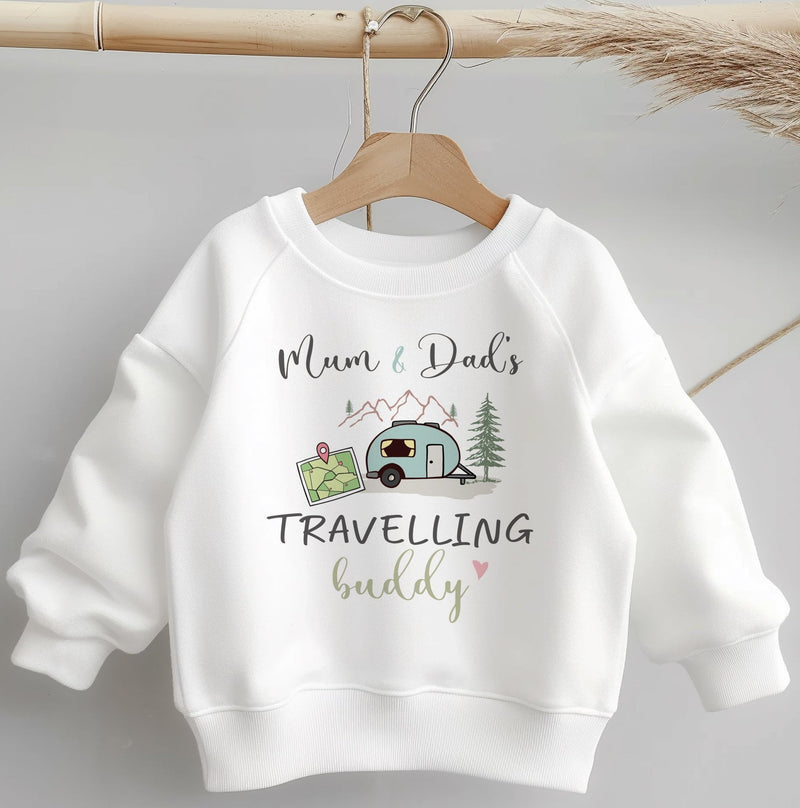 Mum & Dads Travelling Buddy Toddler & Kids Sweatshirt - Little Lili Store