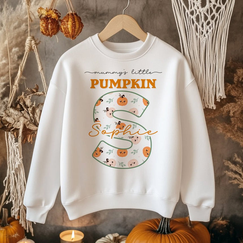 Mummy's Little Pumpkin Halloween Personalised Toddler & Kids Sweatshirt - Little Lili Store