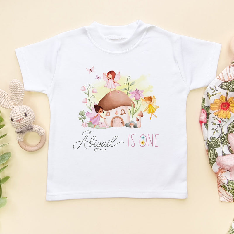 1st Birthday Fairy Theme Personalised T Shirt - Little Lili Store (8118078112024)