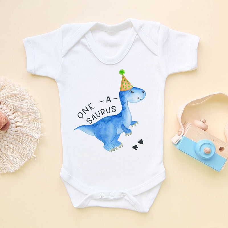 One A Saurus 1st Birthday Baby Bodysuit (5860995825736)