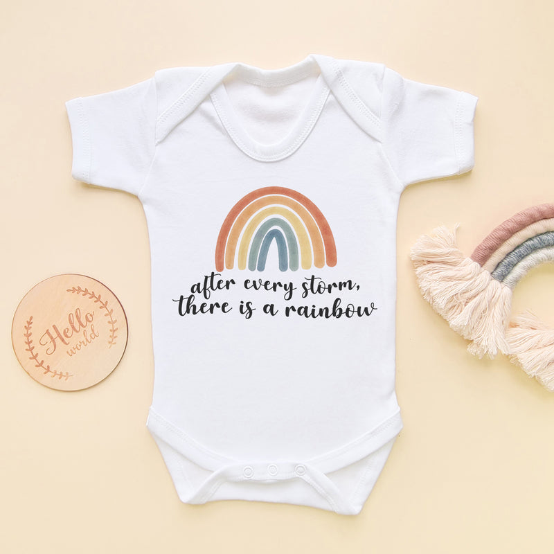 After Every Storm There Is A Rainbow Baby Bodysuit (5866600431688)