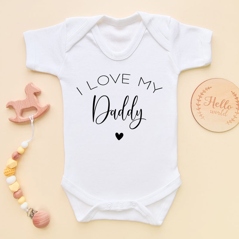 I Love My Daddy Baby Bodysuit (5860994089032)