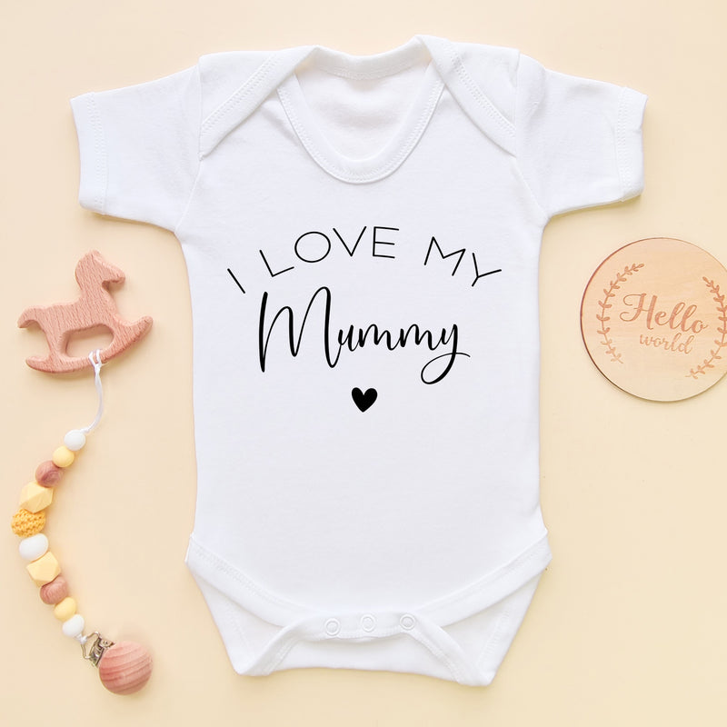 I Love My Mummy Baby Bodysuit (5860994023496)