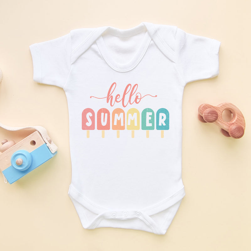 Hello Summer Baby Bodysuit (6566163415112)