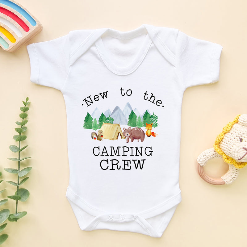 New To The Camping Crew Baby Bodysuit (6566036045896)