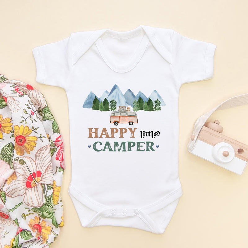 Happy Little Camper Baby Bodysuit (6566035783752)