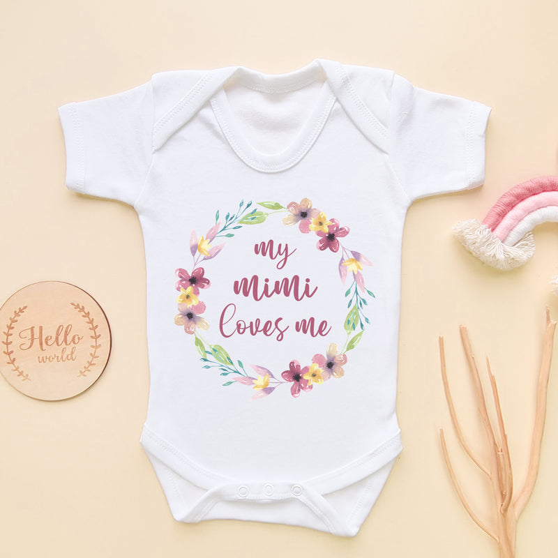 My Mimi Loves Me Baby Bodysuit (5860995498056)