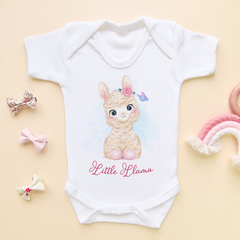 Little Llama Baby Bodysuit (5860994547784)