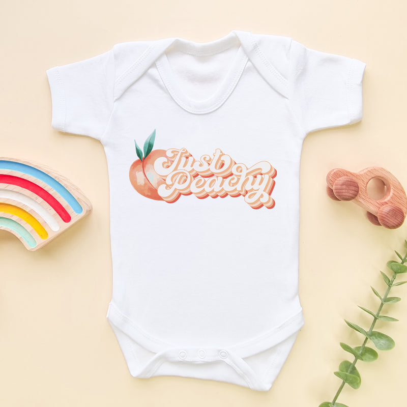 Just Peachy Baby Bodysuit (6566163382344)